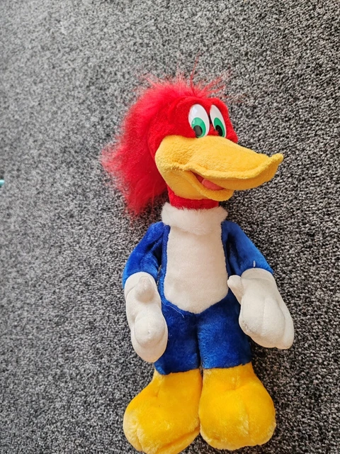 WOODY WOODPECKER SOFT Toy Plush 1999 Universal Walter Lantz Product VGC