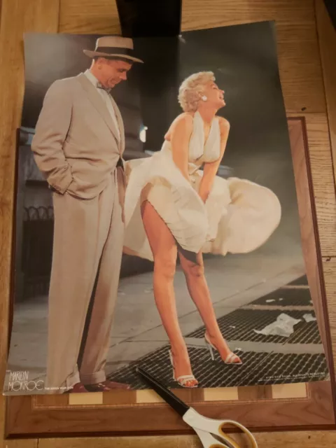 Vintage 1972 Large Poster by Sam Shaw of MARILYN MONROE The Seven Year Itch