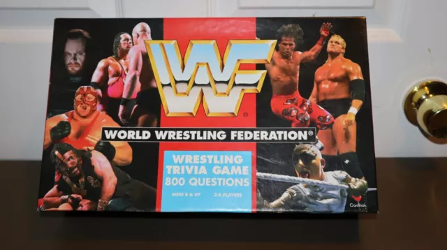 RARE 1998 WWF World Wrestling Federation Trivia Game Cardinal 32600 WWE