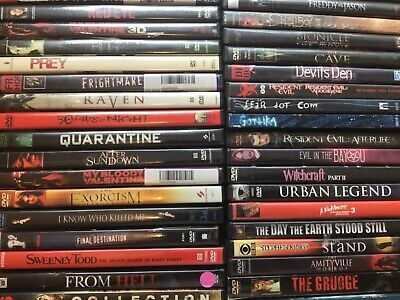 DVD / Blu-Ray Pick From 250 of Action & HORROR Movies - $4 Flat Rate Shipping