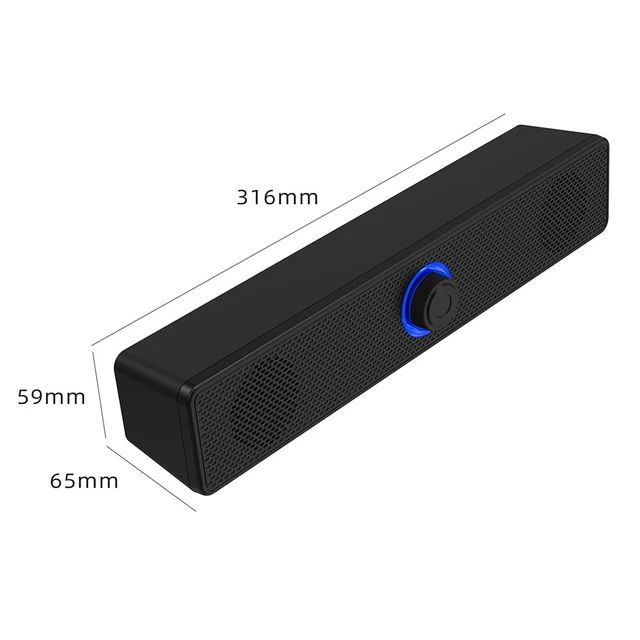 SPEAKER USB 3.5 Jack PC Soundbar PC Music Player