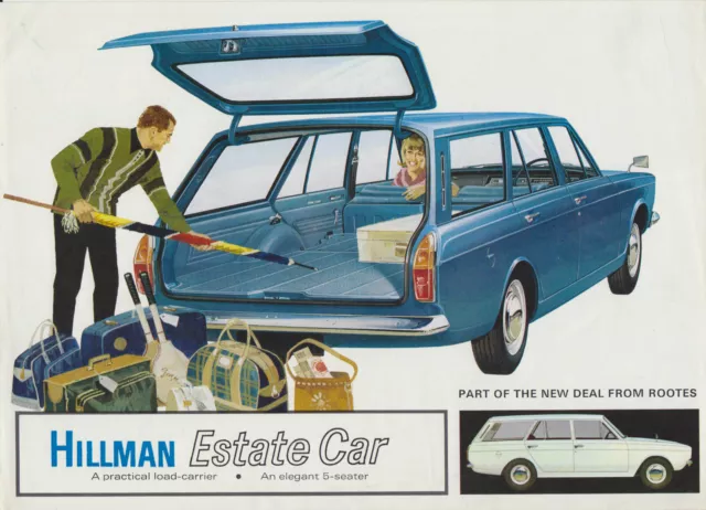 Hillman Minx Estate 1500 1725 Arrow 1967-68 Original UK Sales Brochure 2525/H