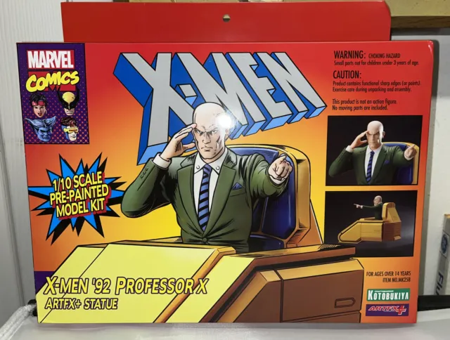 Kotobukiya Artfx+ Marvel X-Men '92 Professor X 1/10 Statue Fox Cartoon New Us