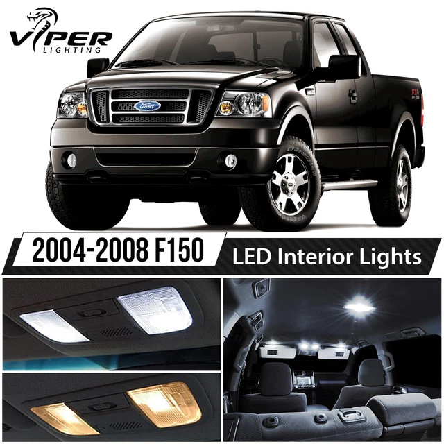XtremeVision Interior LED For Ford F-150 2004-2008 (5 Pieces) Red Interior LED Kit + Installation Tool