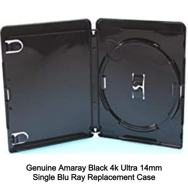 10 x Single Black Aaray DVD Replaceent Cases: Aazon.co.uk