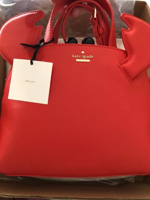 Kate Spade Shore Thing Crab Small Lottie Satchel SOLD OUT!! So CUTE!!!