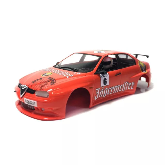 Fly Slot 79604 -B Racing Karosserie Alfa Romeo 156 GTA Jägermeister Design 1:32