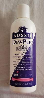 Acondicionador Aussie DewPlex Dew Plex Hoja + Estilista en Uno 8 Fl Oz 236 ml Nuevo de lote antiguo