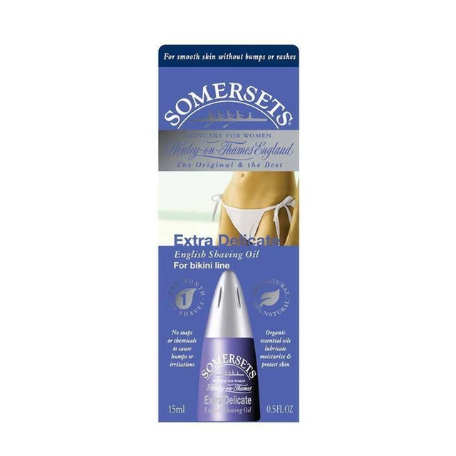 Somersets Extra Delicado Inglés Aceite Afeitado Para Línea Bikini (Violeta)