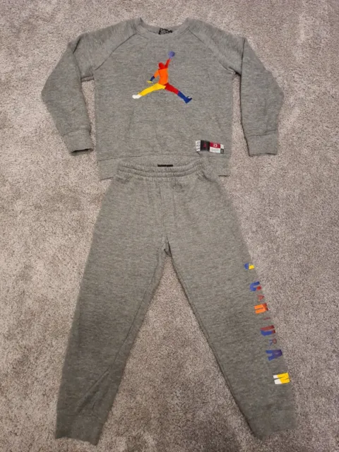 Nike Air Jordan Boys Tracksuit Outfit Top & Bottoms 6-7 Years Old