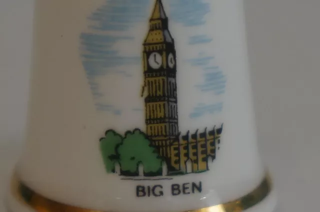 Big Ben London by Kenall China Staffordshire. Thimble (lot E15)