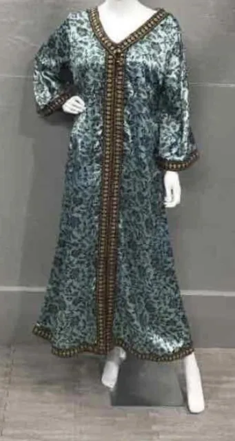 Soft Surroundings Moroccan Embroidered Formal Dress Style Kaftan Women’s Medium
