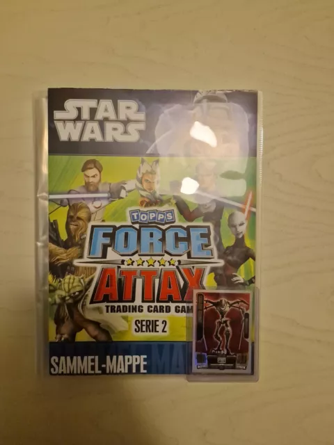 Vollständiges Star Wars Force Attax Clone Wars Serie 2 Sammelheft + LE3 #1