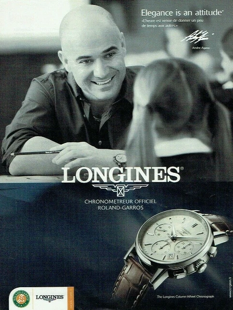 Longines agassi sales