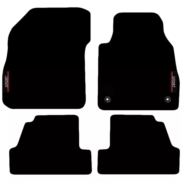 Tailored Carpet Car Floor Mats with logo FOR Vauxhall Mokka / X 2012 to 2020