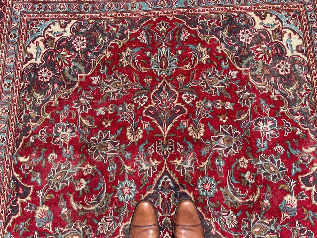 7x10 RED ORIENTAL RUG ANTIQUE HAND-KNOTTED WOOL blue handmade vintage 6x9 carpet 7x10 RED ORIENTAL RUG ANTIQUE HAND-KNOTTED WOOL blue handmade vintage 6x9 carpet