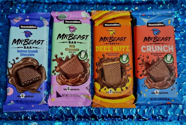 SPOTTED: Feastables MrBeast Chocolate Bars and Cookies - The