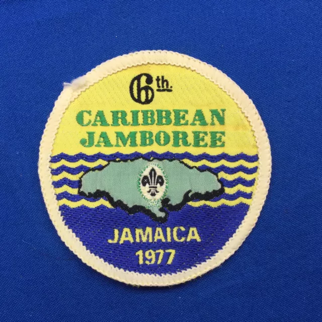 Boy Scout 1977 6th Caribbean Jamboree Jamaica Patch