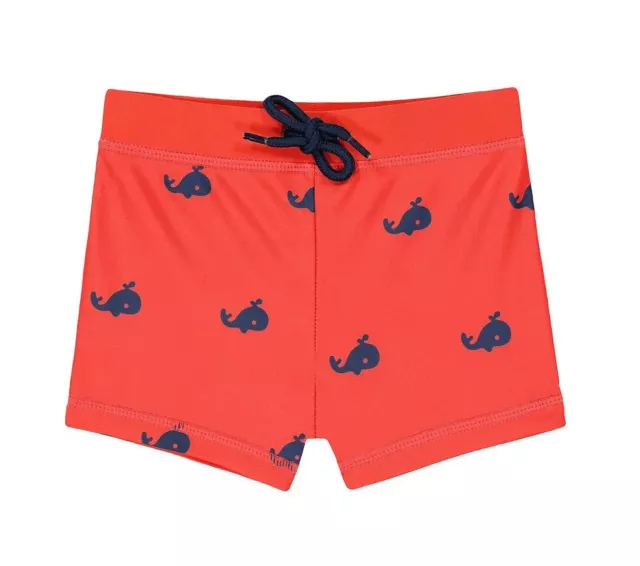 Boys Baby Swim Trunks Shorts Mothercare Red Navy Sea Creatures Beach Whales NEW