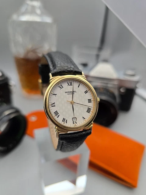 MENS RAYMOND WEIL Swiss Quartz 5531 Gold Plated wristwatch