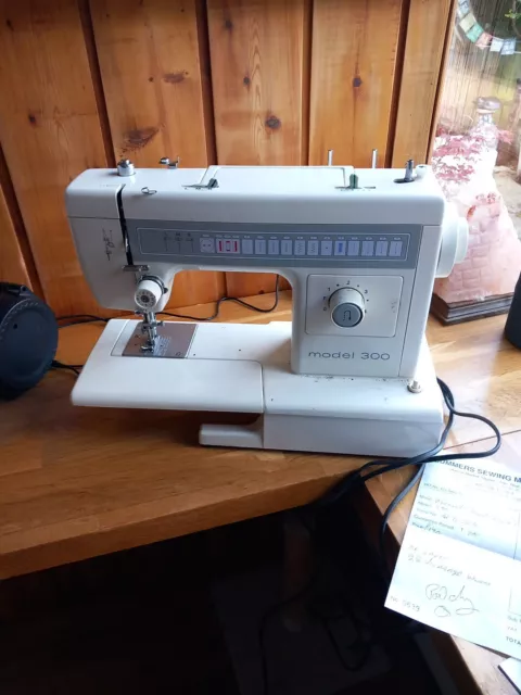 sewing machine used working