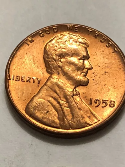 1958 P Lincoln Wheat Cent MS/CHOICE BU RED! Great Coin A Must Have Lot 9