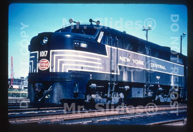 Duplicate Slide NYC New York Central Lightning Stripe ALCO FA1 1017