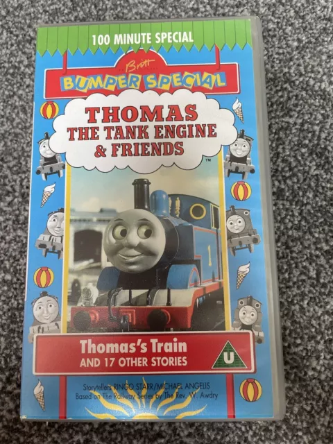 THOMAS THE TANK Engine And Friends Vhs Thomas’s Train And Other Stories ...