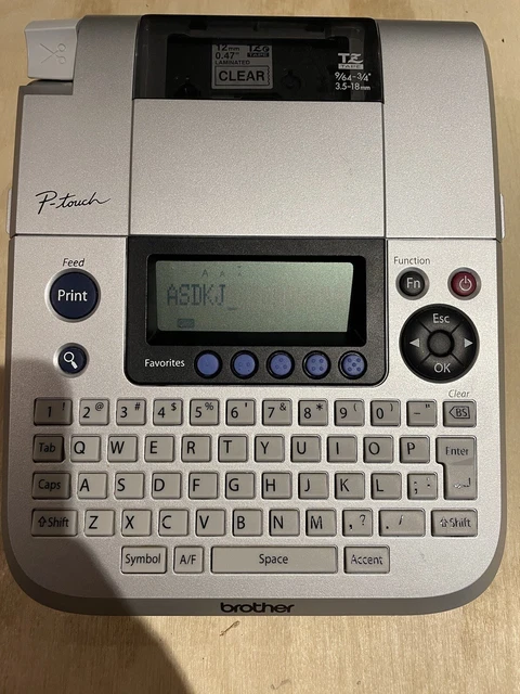 Brother P-Touch PT-1830 TZ Tape Label Maker Thermal Printer Desktop Labeler GOOD