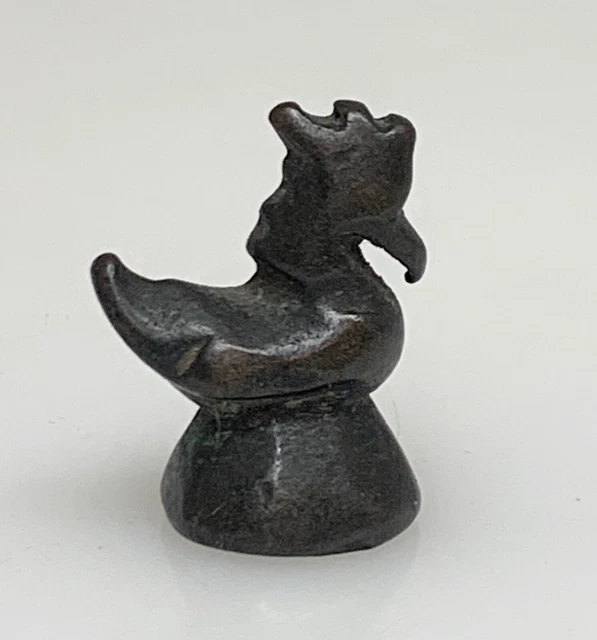 Antique Burmese Bird Shaped Tical Hintha Gold Weight 81516 3