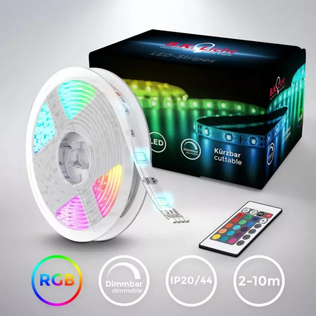 2-10m LED Stripe Streifen Band Lichtleiste Wifi RGB Lichtschlauch Farbwechsel