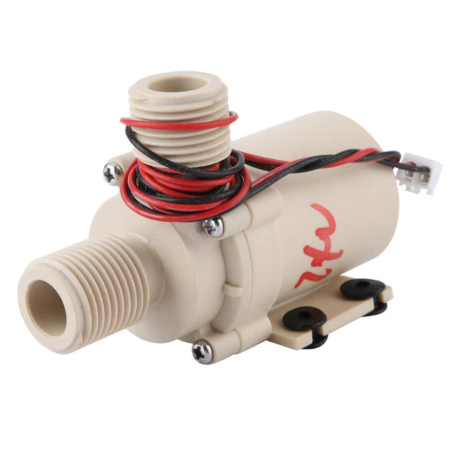 24V 8L / Min Pompe De Circulation 'Eau Chaude Moteur Sans Balais à Faible