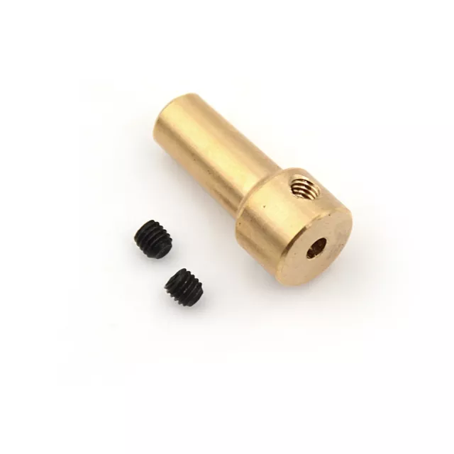 Brass 3.17mm Electric Drill Chuck JT0 Coupling Motor Shaft Coupler Clamp G3AY