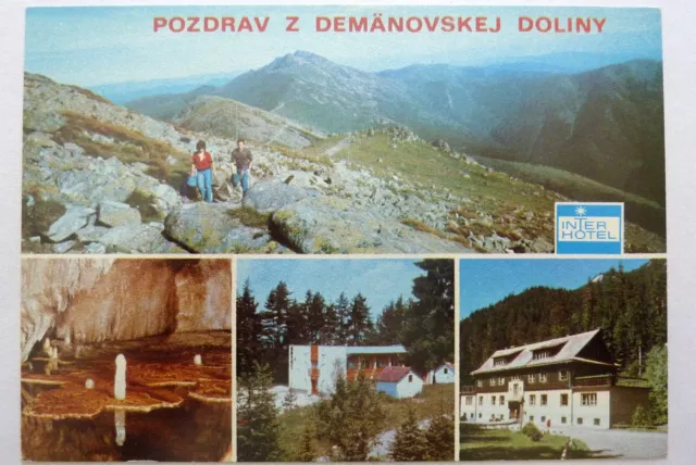 Demänovská Dolina - Slowakei - Niedere Tatra - AK ungelaufen - Interhotel Hotel