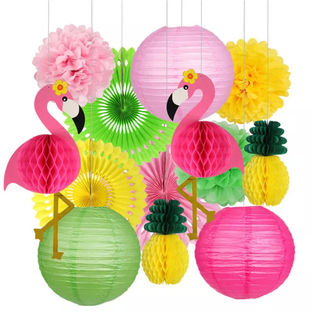 Flamingo Party Supplies Hawaiian Decorations Summer Luau Beach Decor Hanging