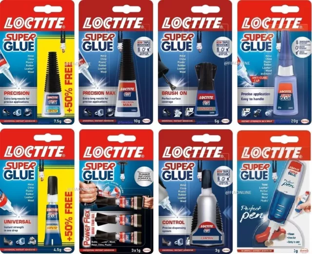 LOCTITE Superkleber & Mehrzweck, für Glas, Kunststoff & Klebstoffentferner stark