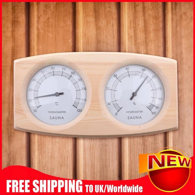 Termometro E Igrometro Per Sauna - In Legno Con Display Digitale - Foto 9