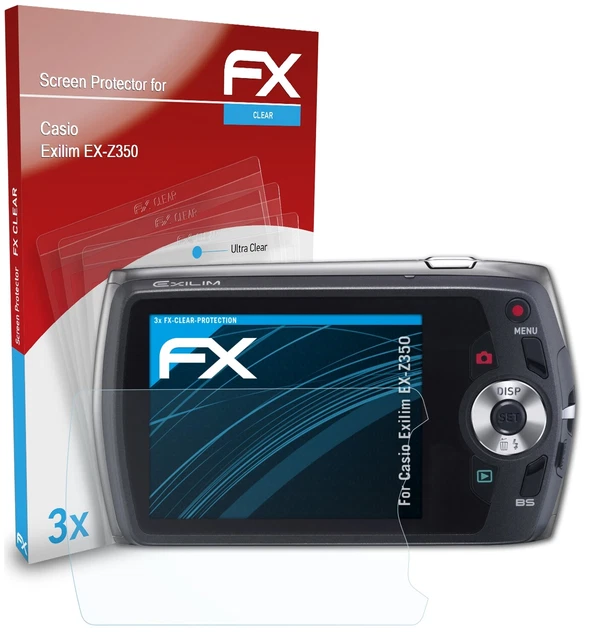 atFoliX 3x Screen Protector for Casio Exilim EX-Z350 clear