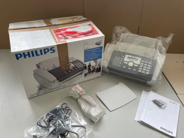 Philips Faxjet 525 IPF525 Inkjet Fax, Kopierer, Telefon in OVP RÜCKLÄUFER DEFEKT