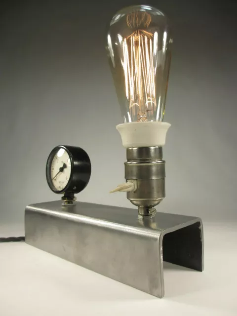 Steampunk Tischlampe Art Deco Lampe E27 Drehschalter Fassung Industrie Design