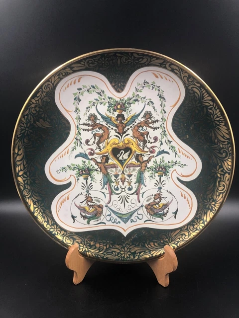 Piatto Decorativo Da Parete Lina Cavalieri In Ceramica - Con Staffa E Gancio, Design Misterioso - Foto 2