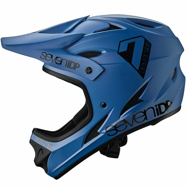 7Idp M1 Vollgesicht Mountainbike/Bmx/Enduro/Ebike Helm Blau Jugend Medium++Verkauf 2