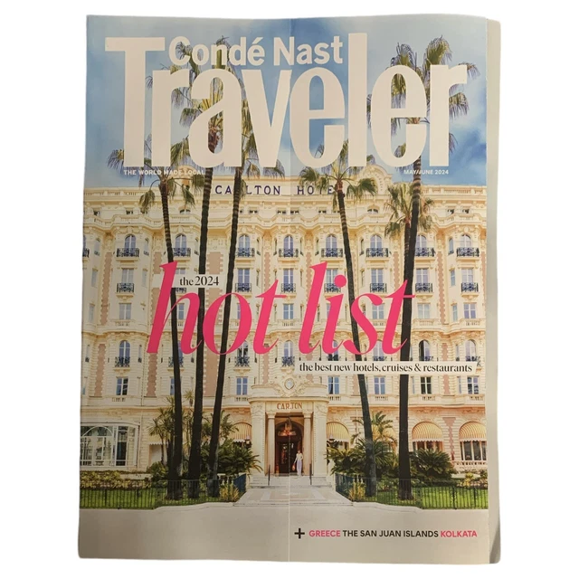 CONDE NAST TRAVELER Magazine May June 2024 Hot List Hotels Cruises