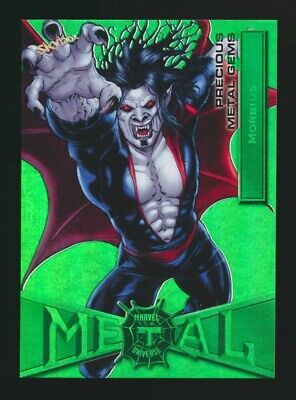2021 Marvel Metal Universe Spider-Man Precious Metal Gems Green #56 Morbius /10