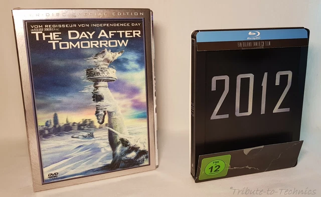 "2012" von Roland Emmerich : geprägtes BluRay Steelbook ! RAR ! +BONUS-Film 2DVD