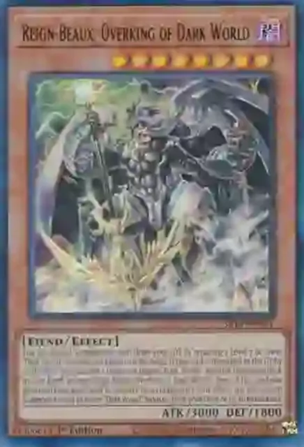 Yugioh! Reign-Beaux, Overking of Dark World - SR13-EN001 - Ultra Rare - 1st Edit