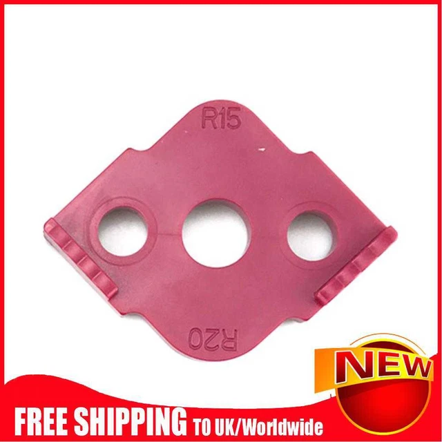 Strumenti di incisione modello arco per lavorazione del legno localizzatore angolare R per tavoli (rosso rosa B)