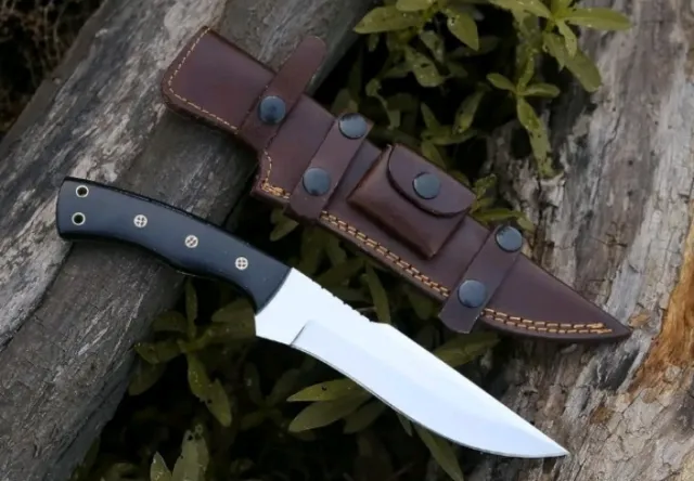 Custom Handmade D2 12" Hunting Crocodile Dundee High Polish Survival Bowie Knife