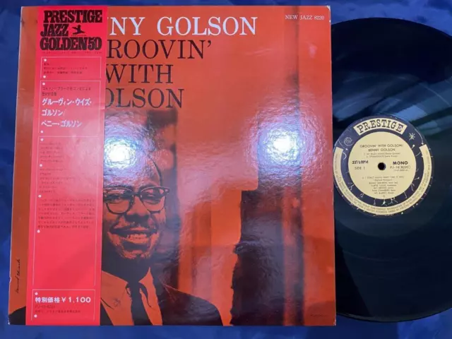 BENNY GOLSON GROOVIN' WITH GOLSON PRESTIGE PJ-18 OBI MONO JAPAN Vinyl LP