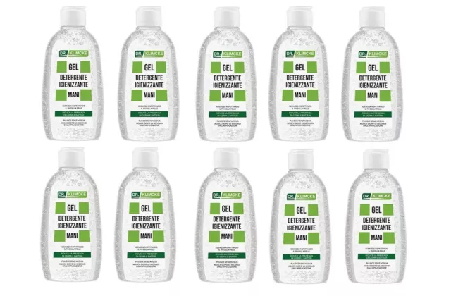10 Pz (5 Litri) Dr Klimcke Gel Detergente Igienizzante Mani 500 Ml